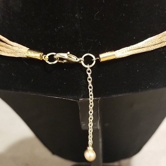 Champagne Pearl Inspired Necklace - Picture 4 of 6